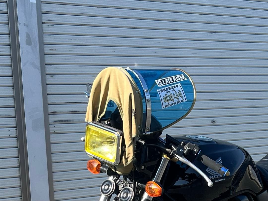 旭風防　新幹線手曲げ　金具付き　青色！