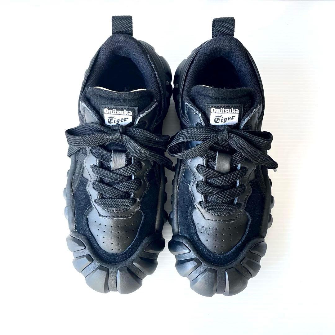 極美品✨ オニツカタイガー デンティグレ LS オールブラック 23.5cm