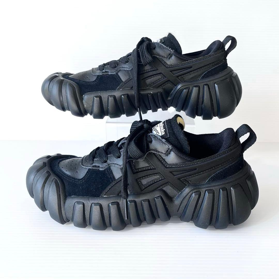 極美品✨ オニツカタイガー デンティグレ LS オールブラック 23.5cm