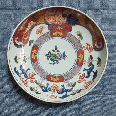 源右衛門 古伊万里風松絵皿