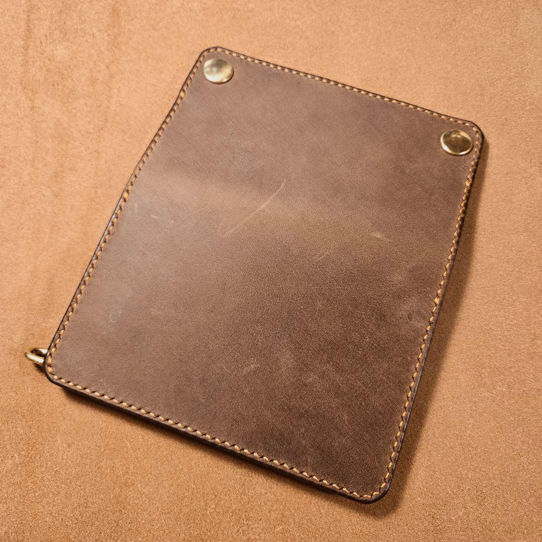 274ミドル トラッカーウォレット イタリアンレザーTEXAS【BR&GR】