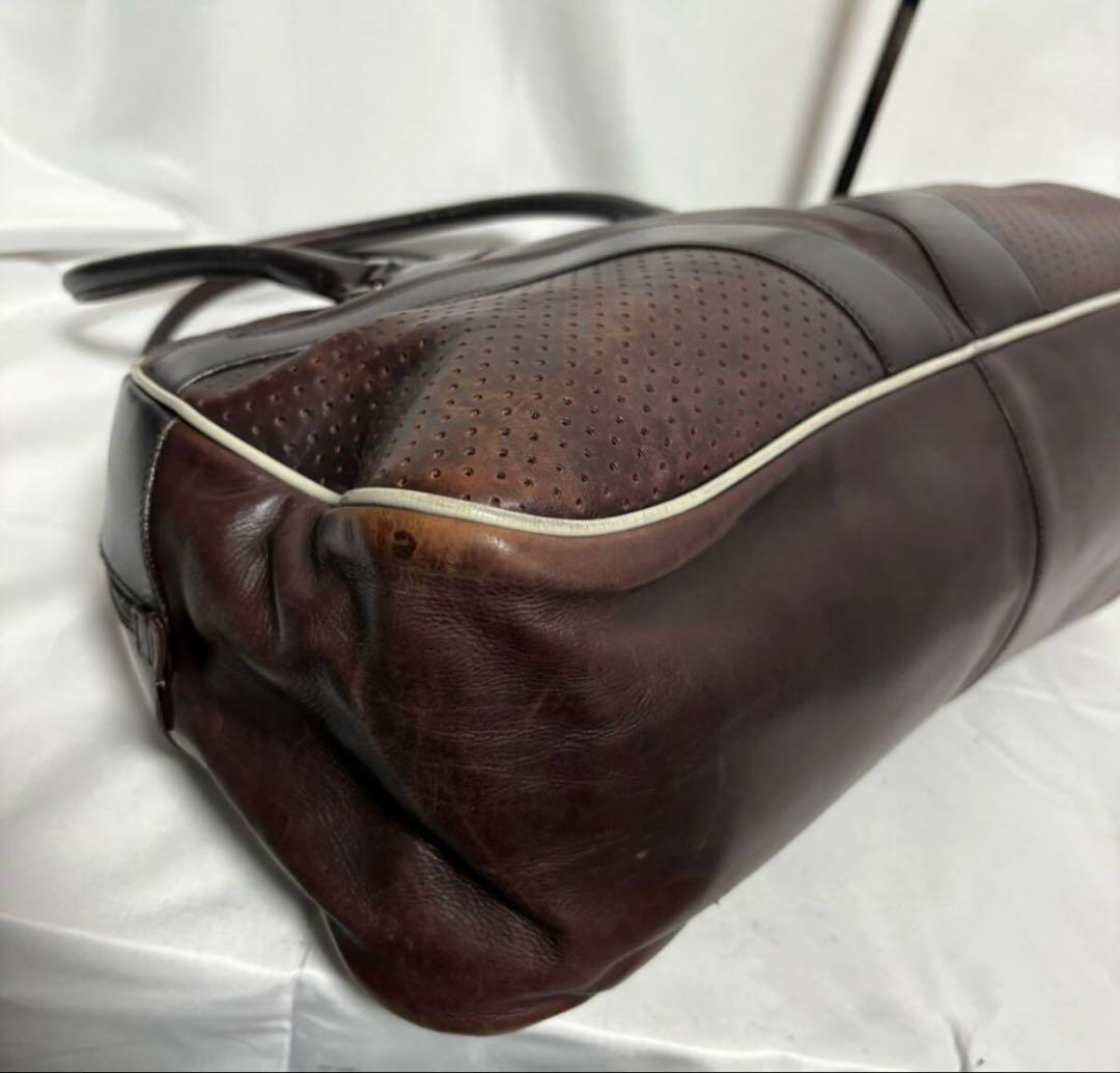 PRADA 2000SS プラダボーリングバッグミニボストンレザー 茶色