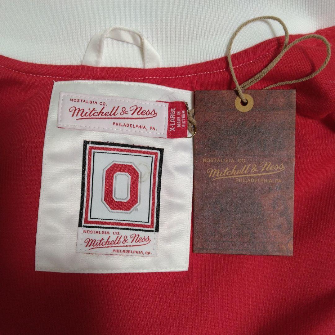 新品　 NCAA　アメフトスタジャン　刺繍ロゴ　バックアイズ 　ゆったり　XL