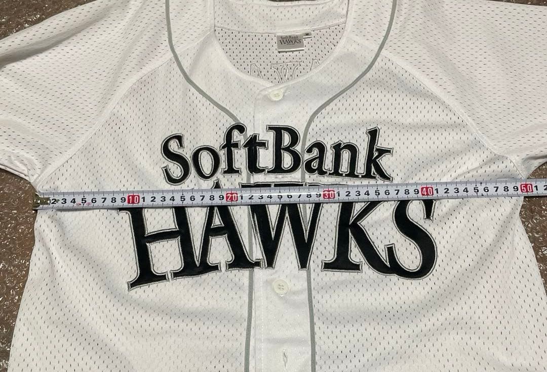 福岡ソフトバンクホークス　メッシュユニフォーム　直筆サイン入り　(ホーム/上林)