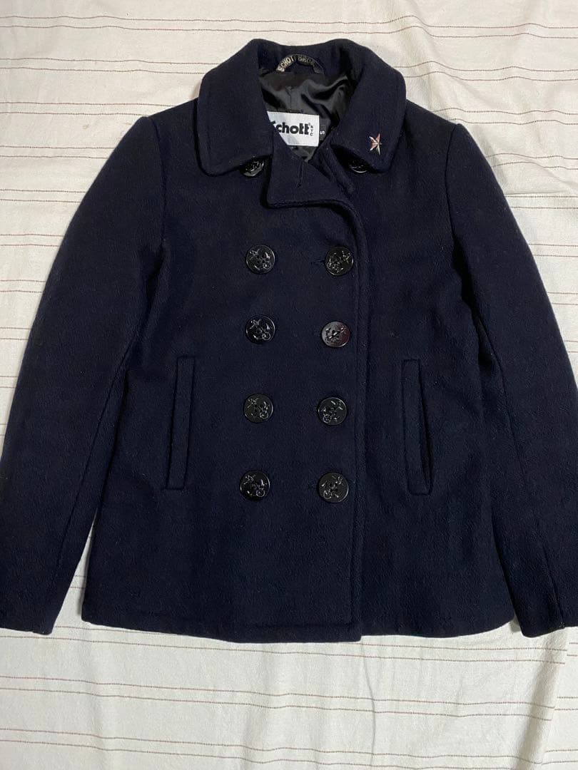 Schott BRORS.◆カナダ製◆レディースワンスターピーコート