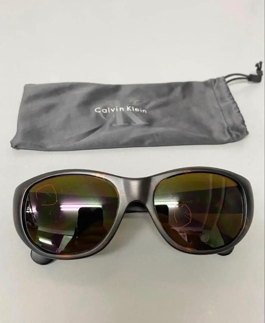 【最安値】　io着用　サングラス　カルバンクライン