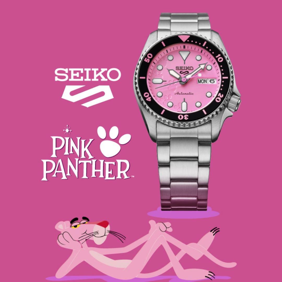 セイコー5スポーツ SKX series ピンクパンサー SBSA321