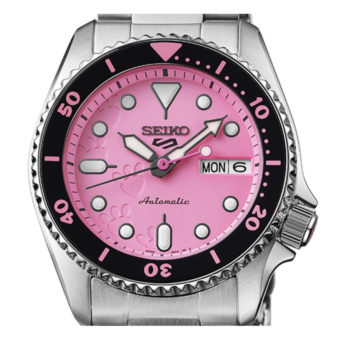 セイコー5スポーツ SKX series ピンクパンサー SBSA321