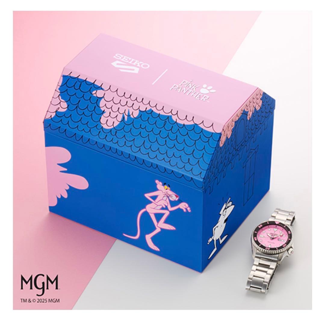 セイコー5スポーツ SKX series ピンクパンサー SBSA321