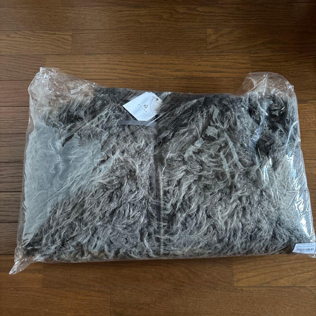 ESICA ミックスシープファースタンドブルゾン