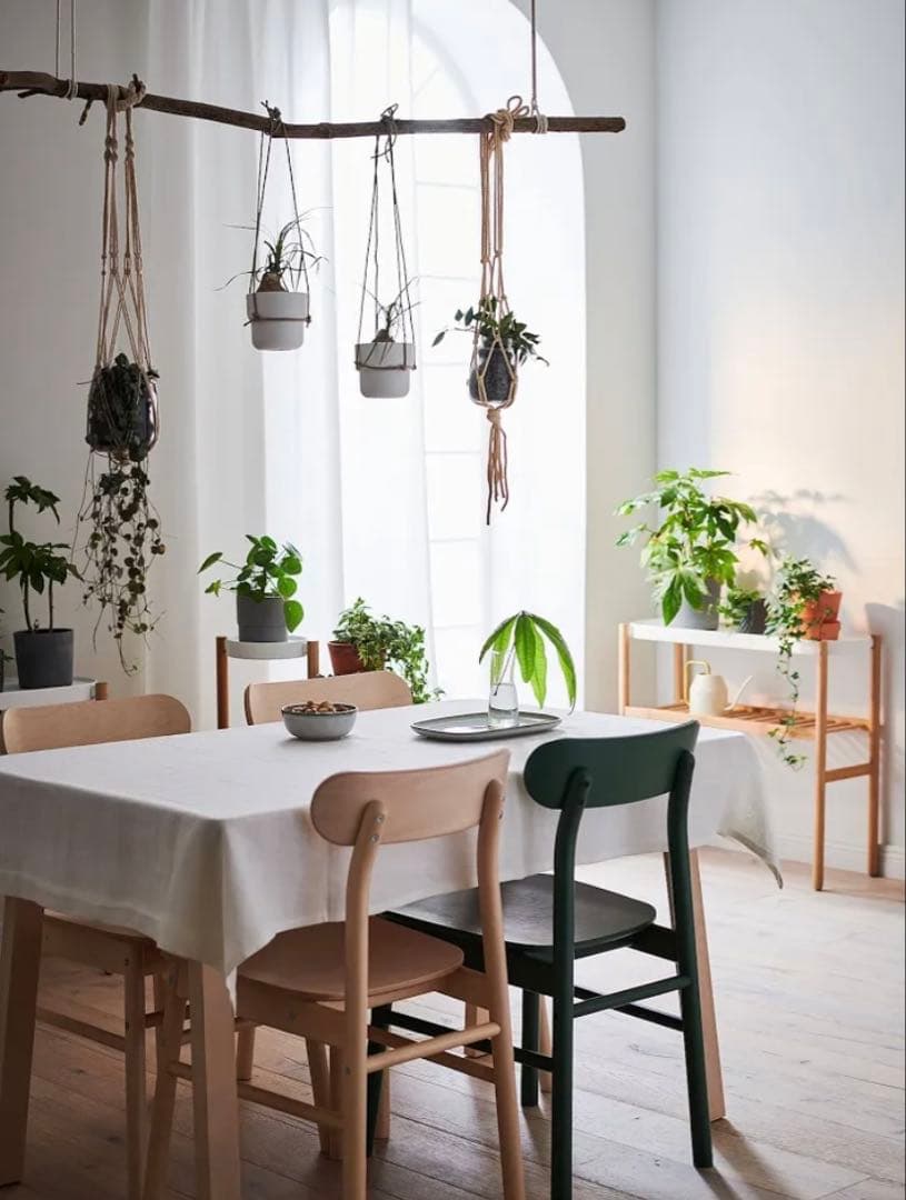 IKEA ナチュラル　木製　ダイニングチェア　北欧　2脚セット