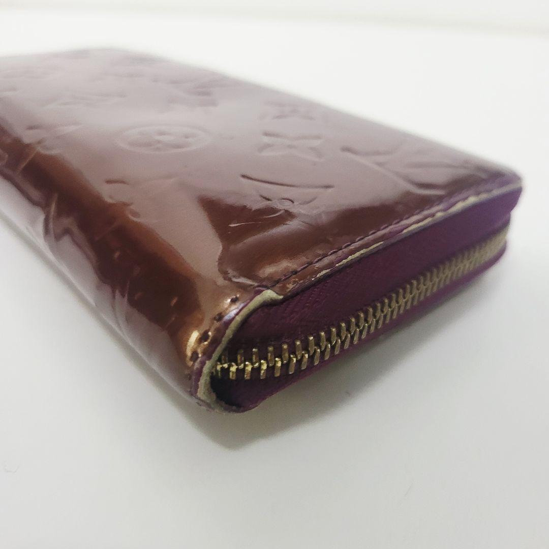 ジ*ジ様 ルイヴィトン ヴェルニ ジッピーウォレット 長財布 アマラント
