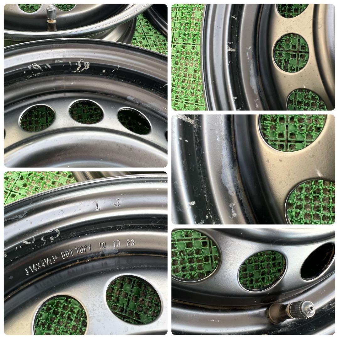 m*i様 ダイハツ 軽自動車用 14インチ スチールホイール 4本