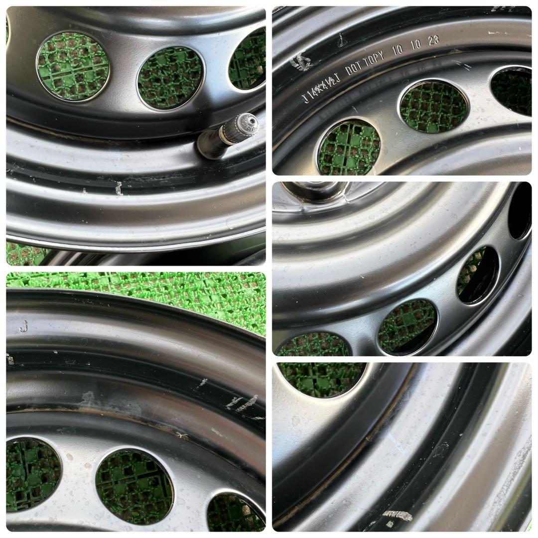 m*i様 ダイハツ 軽自動車用 14インチ スチールホイール 4本