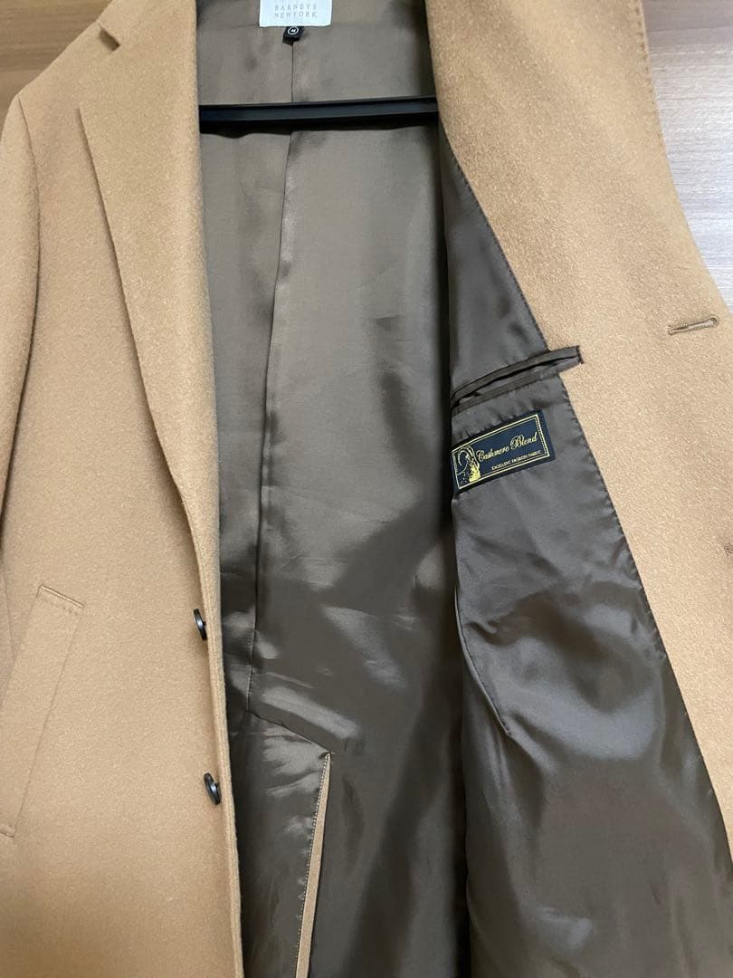小判専用　バーニーズニューヨーク　キャメルコート　カシミア　新品