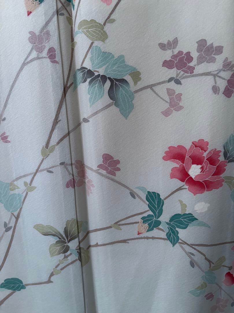 付け下げ　加賀友禅　作家もの正絹　未使用