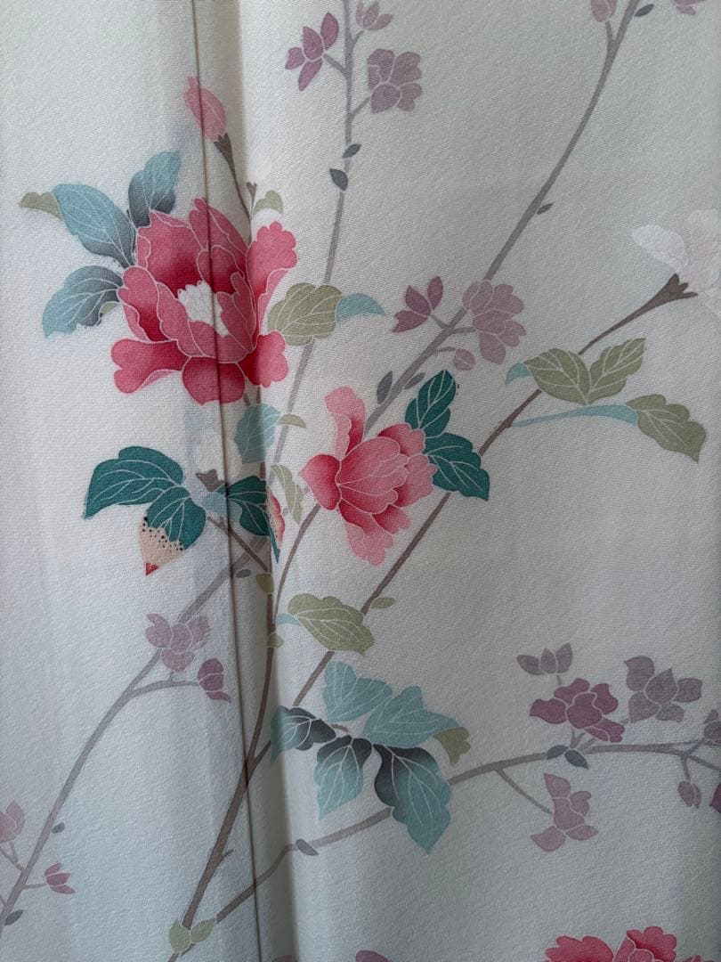 付け下げ　加賀友禅　作家もの正絹　未使用