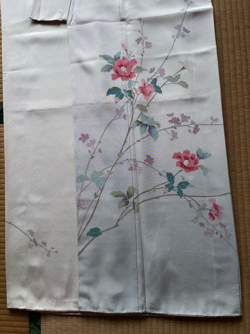 付け下げ　加賀友禅　作家もの正絹　未使用