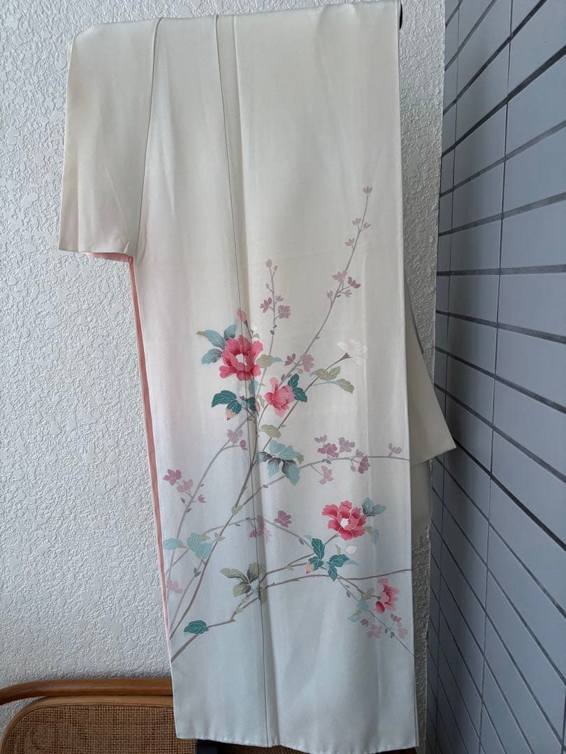 付け下げ　加賀友禅　作家もの正絹　未使用