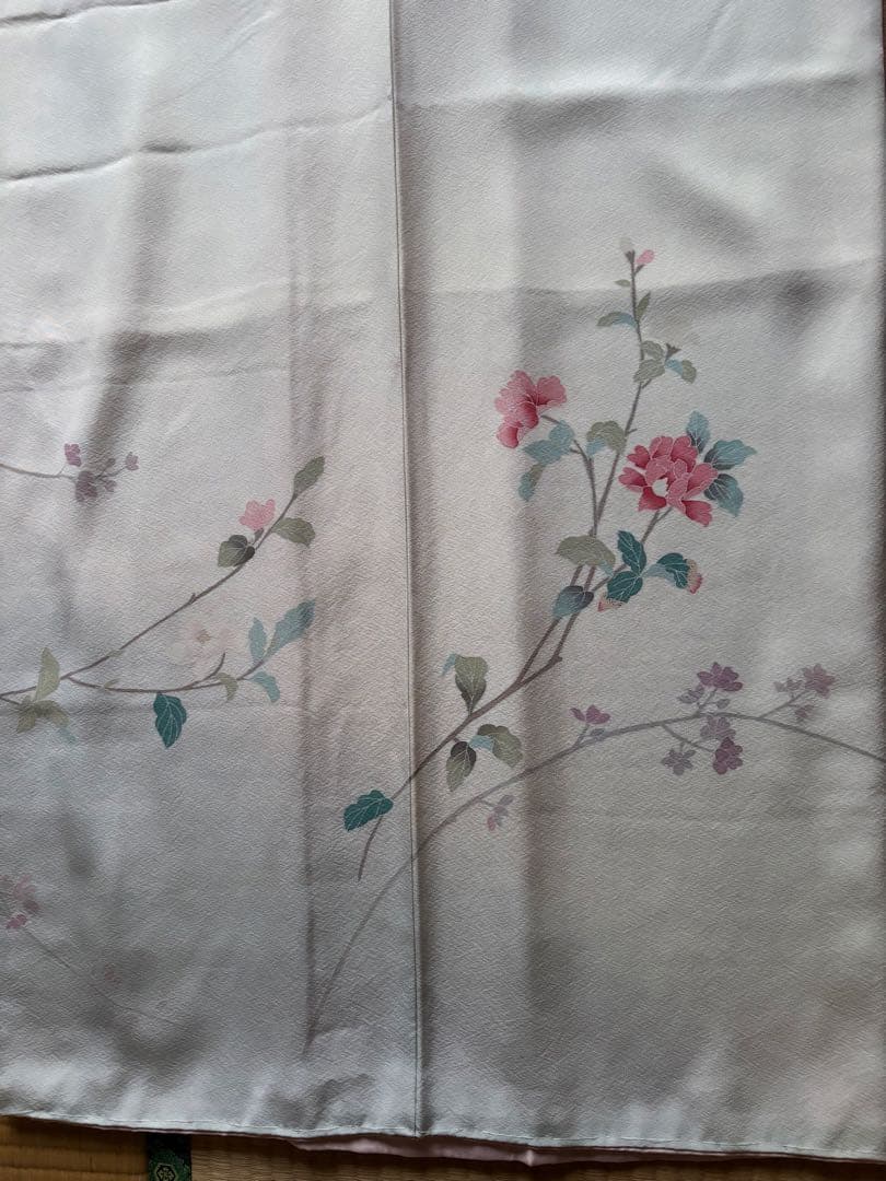 付け下げ　加賀友禅　作家もの正絹　未使用