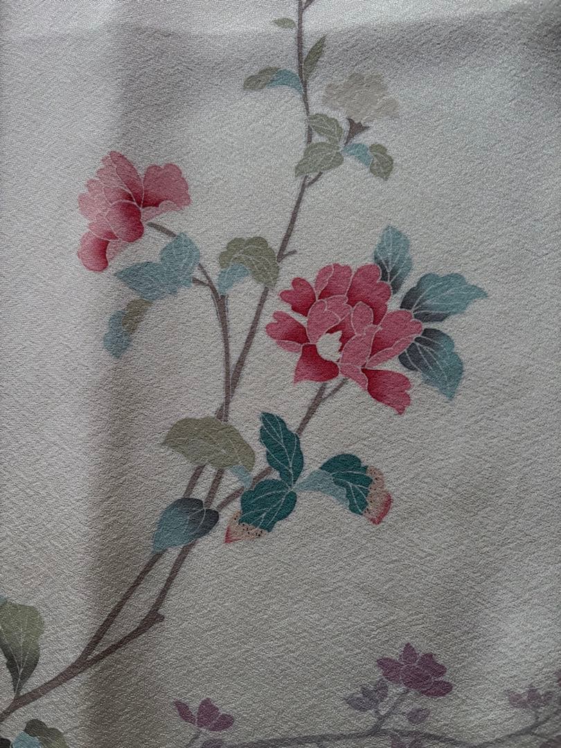 付け下げ　加賀友禅　作家もの正絹　未使用