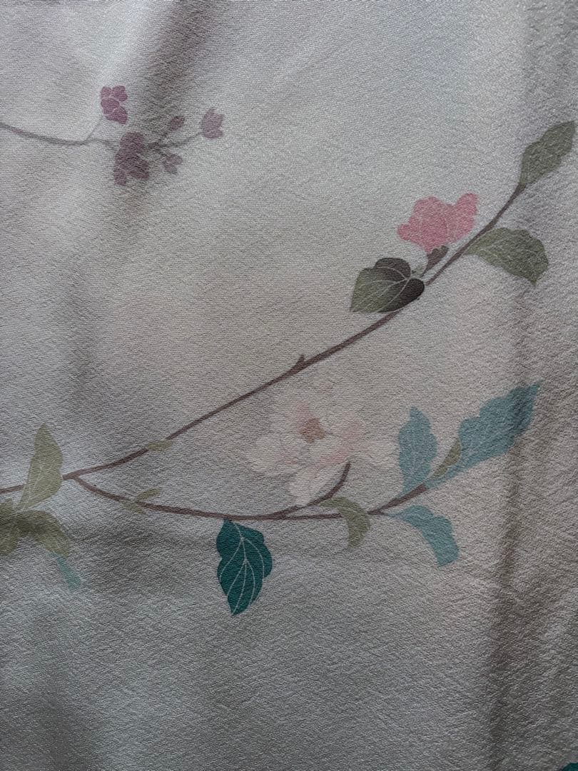 付け下げ　加賀友禅　作家もの正絹　未使用