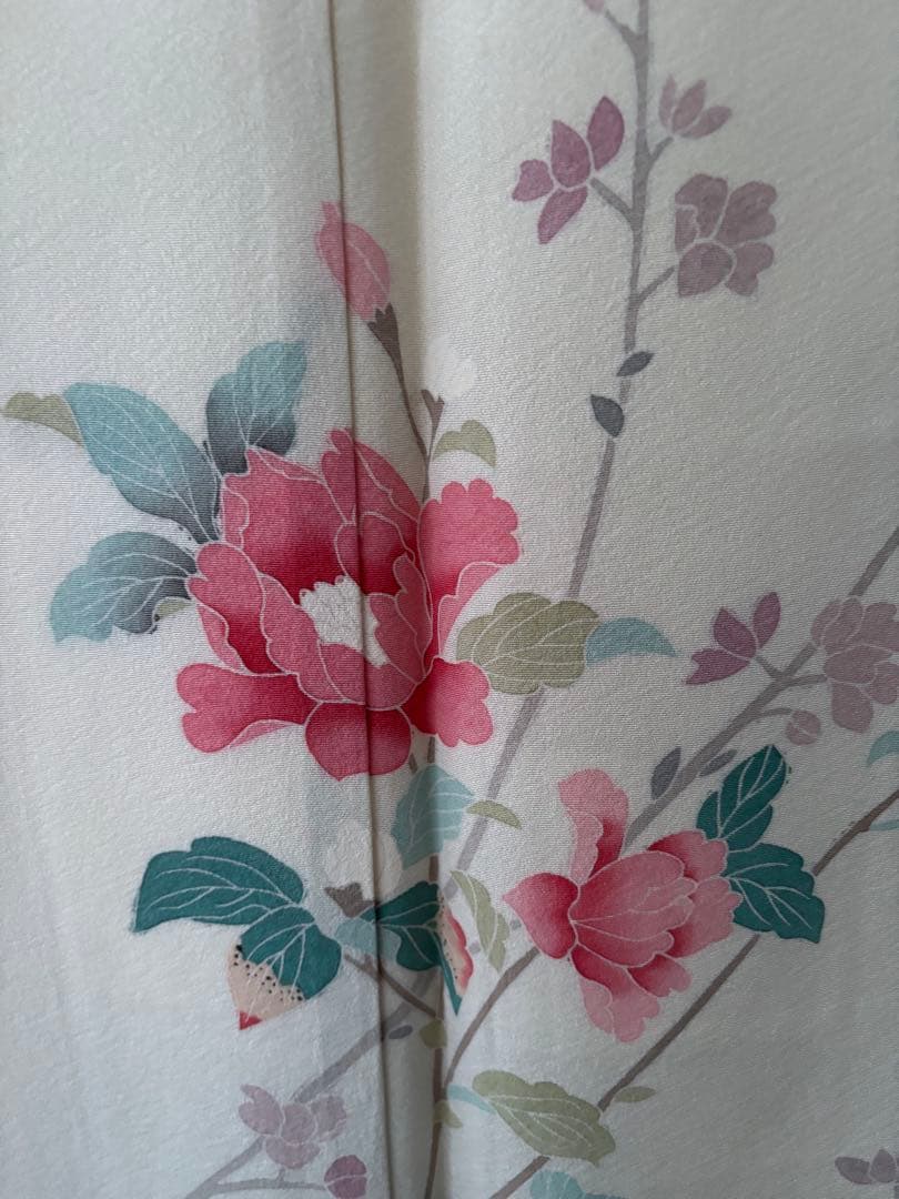 付け下げ　加賀友禅　作家もの正絹　未使用