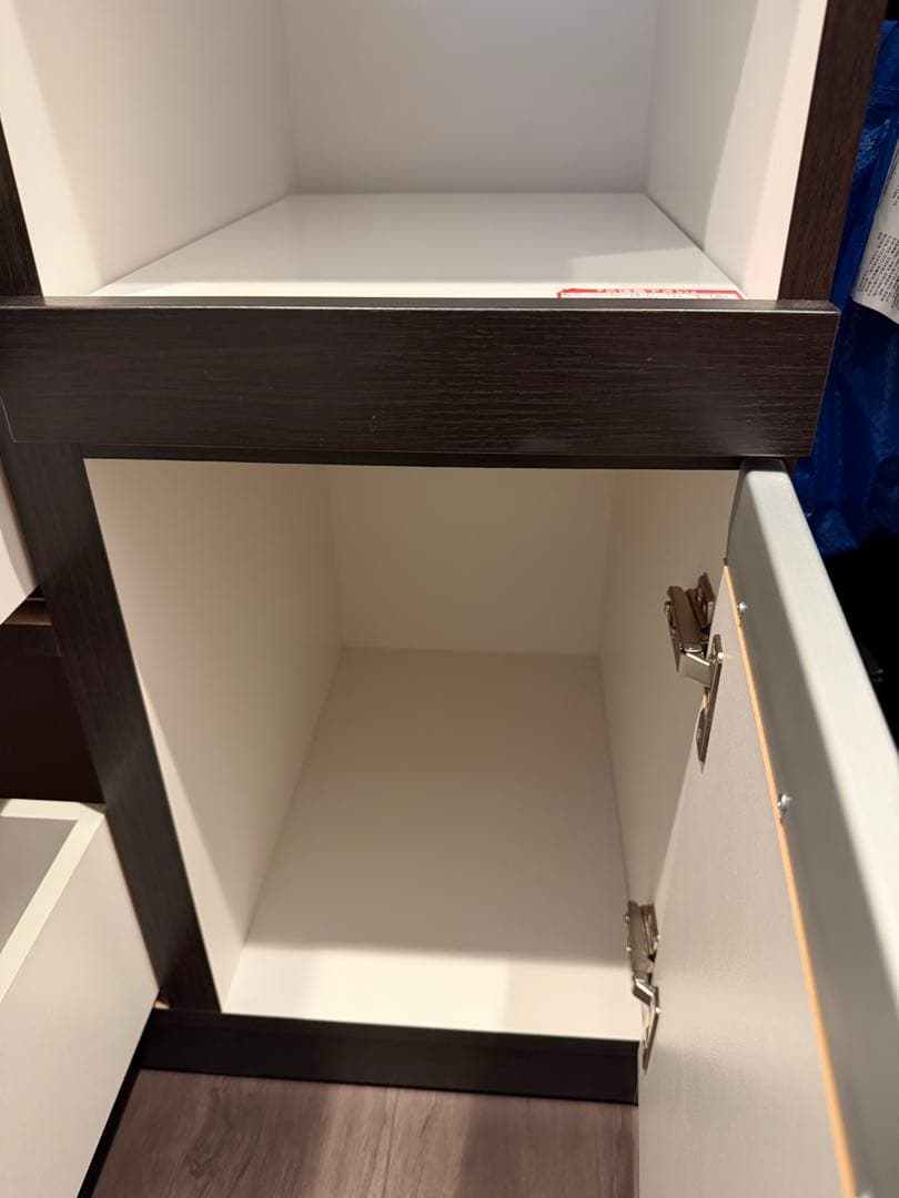 ※hana【美品】ダークブラウン 食器棚 幅約120cm ニトリ