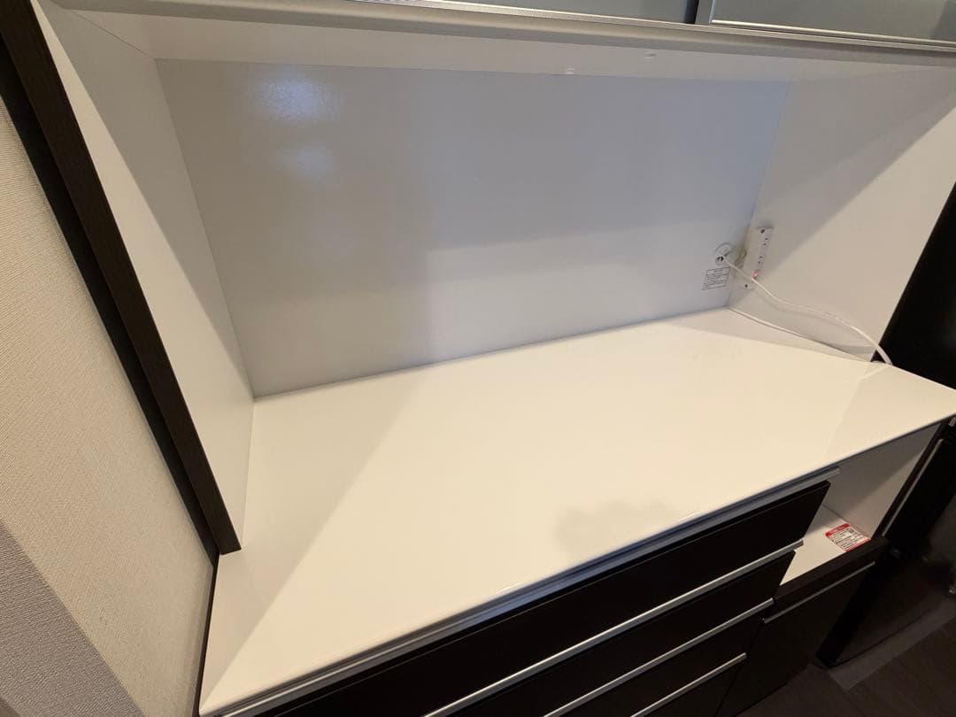 ※hana【美品】ダークブラウン 食器棚 幅約120cm ニトリ