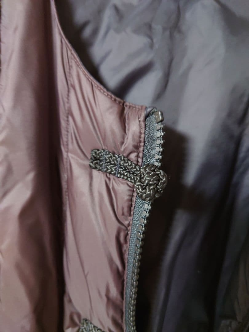 TAION タイオン　五明祐子さんコラボ　チャイナボタン　インナーダウンベスト