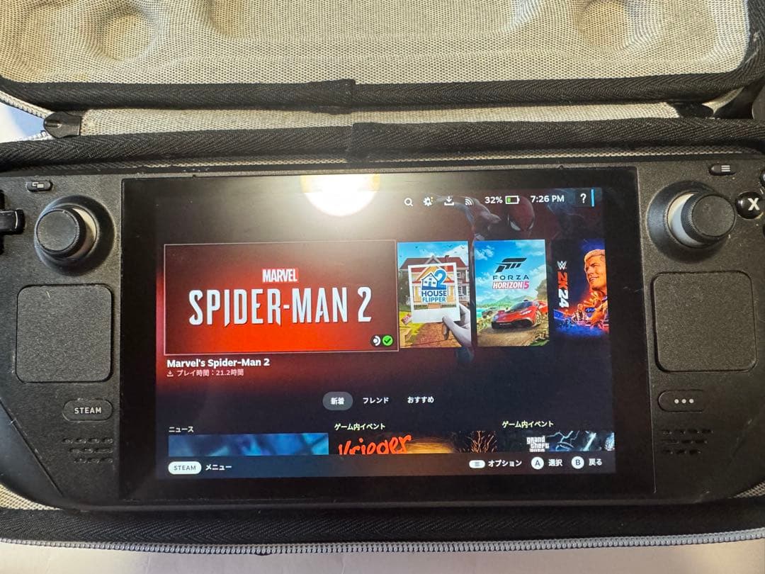 動作良好　Steam Deck 512GB 初代 LCDモデル ケース付 美品