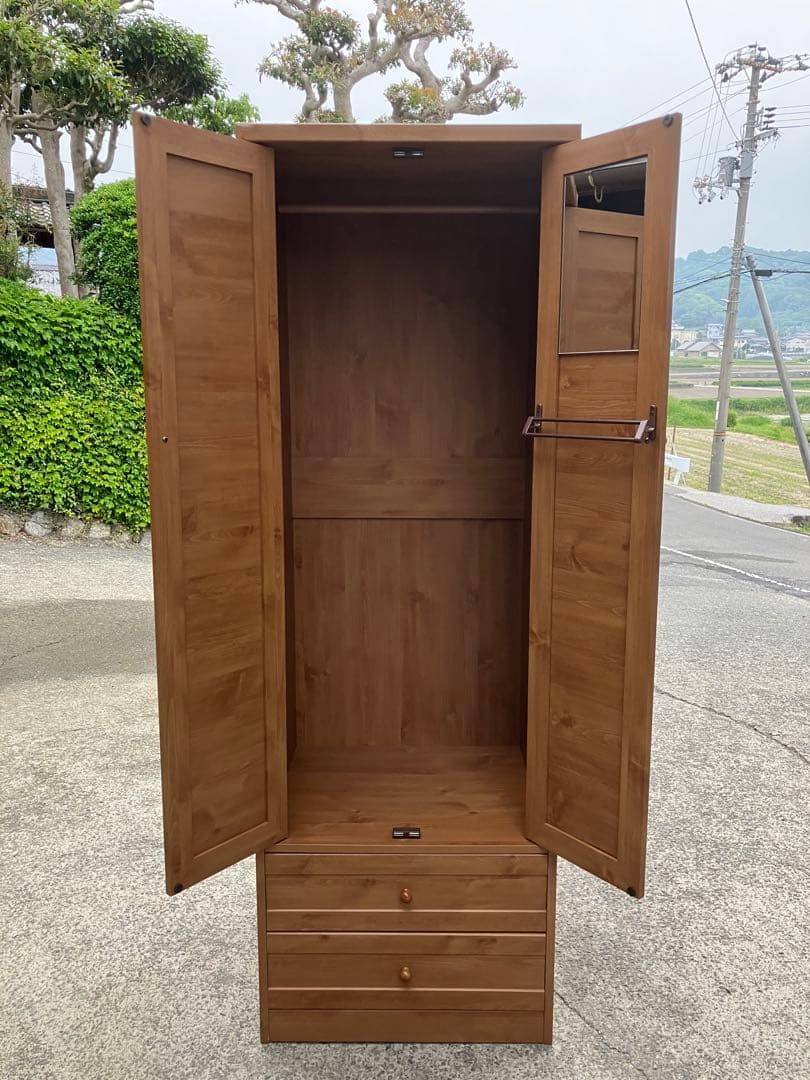 ワードローブ ライトブラウン