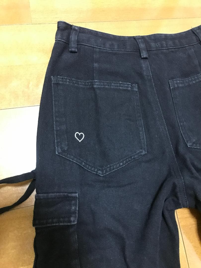 ☆ ANDMARY Heart point cargo pants ☆