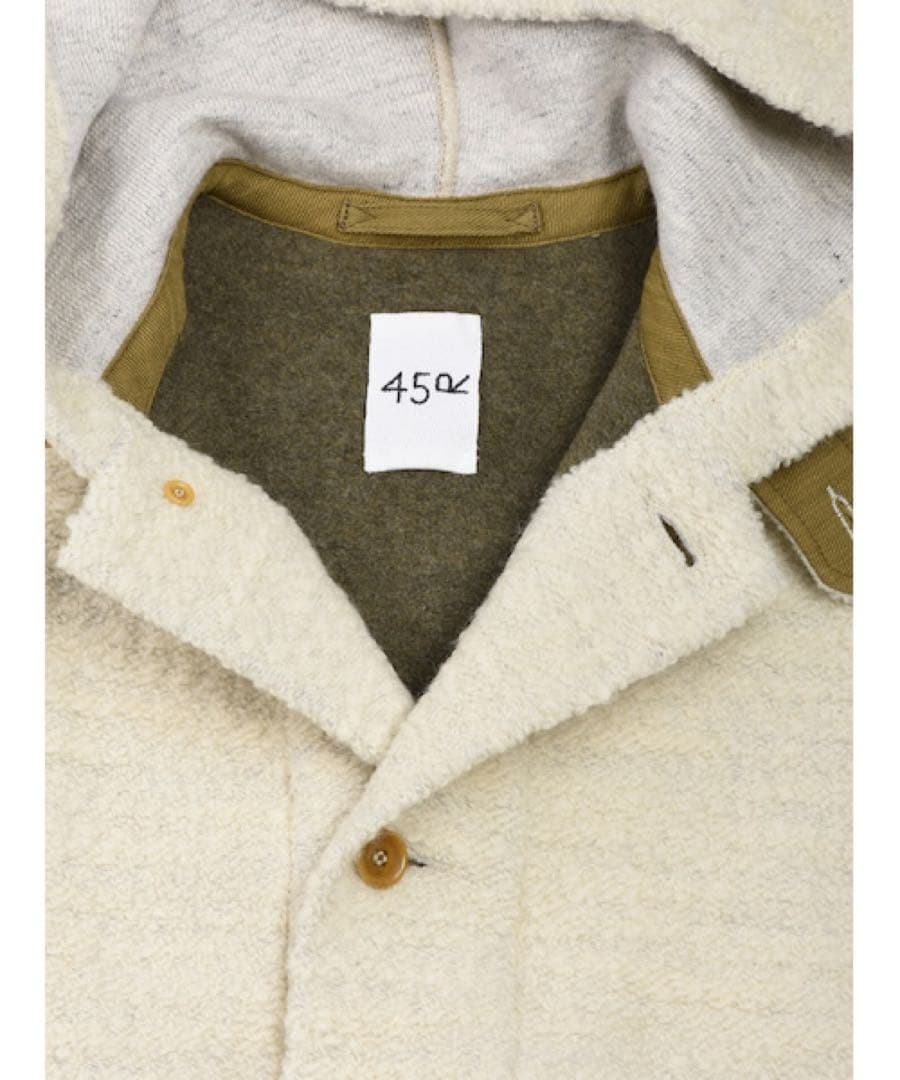 45R ボア裏毛のフードコート　 サイズ3