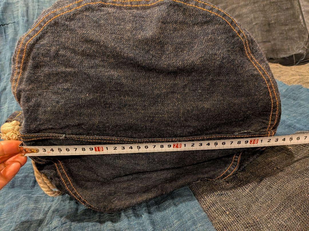 美品 リアルマッコイズ 8HOUR UNION デニムランドリーバッグ