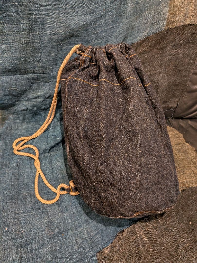 美品 リアルマッコイズ 8HOUR UNION デニムランドリーバッグ