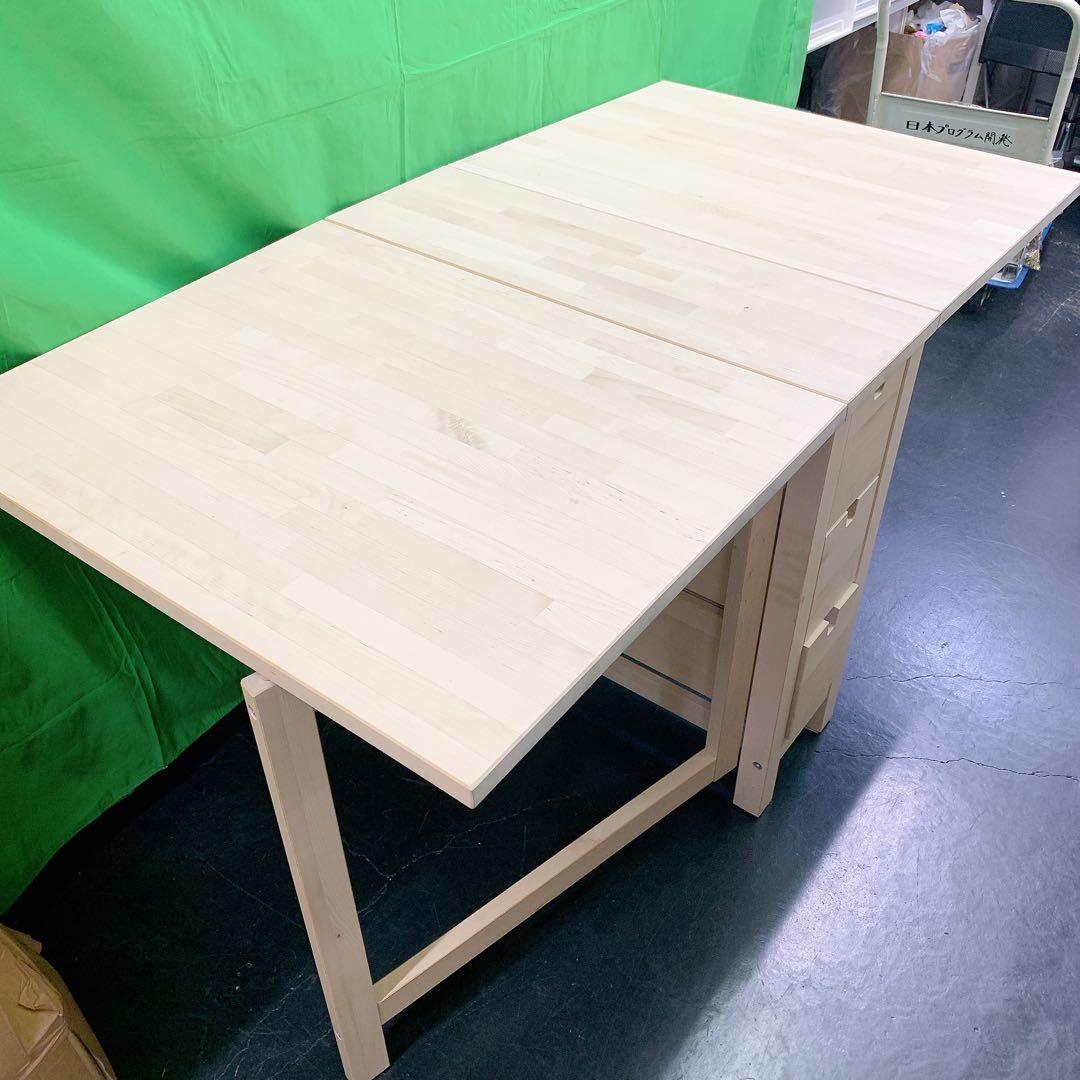 8SAM55 NORDEN ノールデン ゲートレッグテーブル バーチ