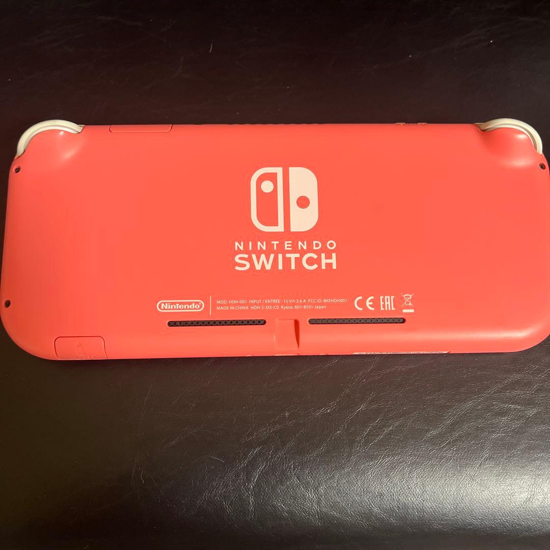 Nintendo Switch Lite コーラル　本体　カバー&ケース付き