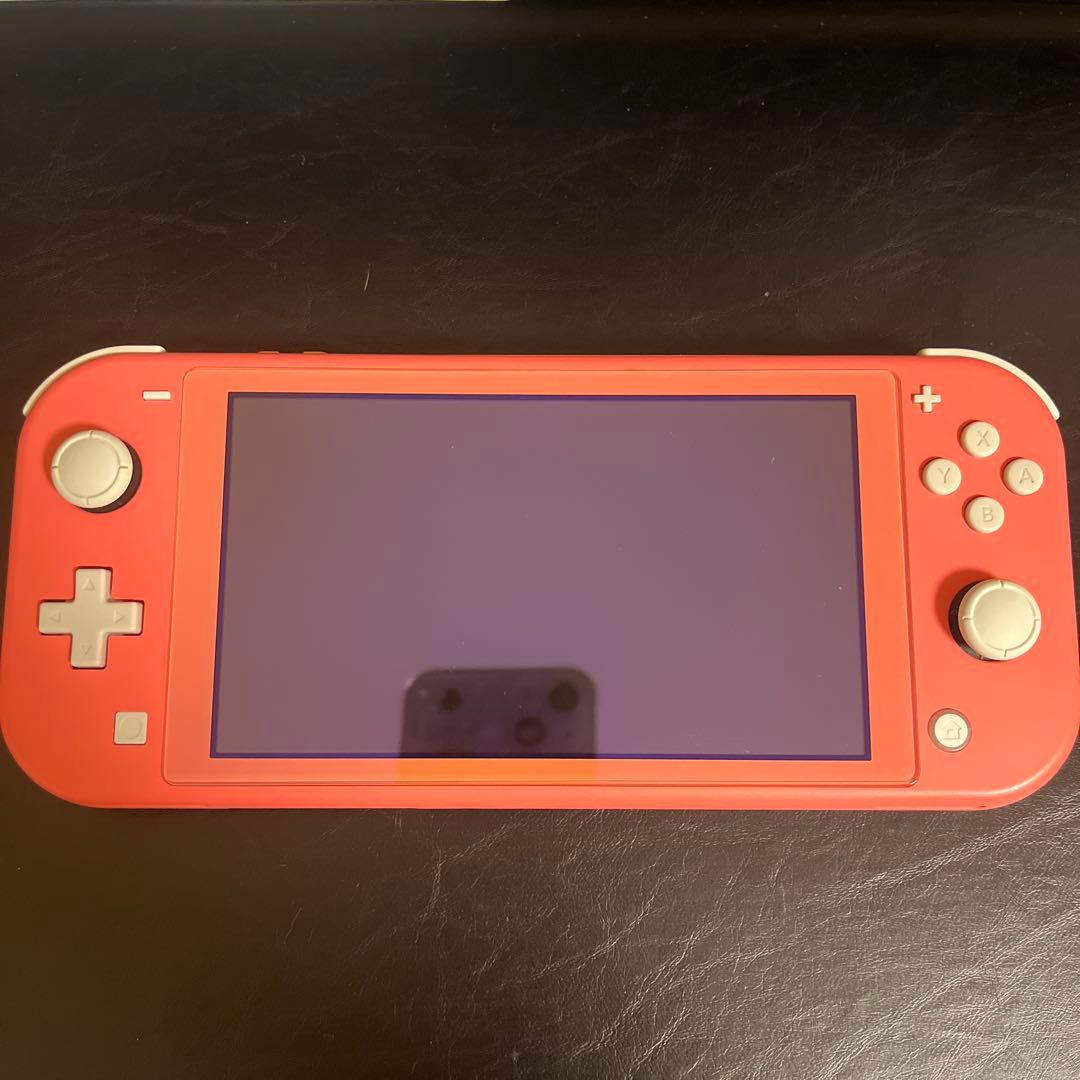 Nintendo Switch Lite コーラル　本体　カバー&ケース付き
