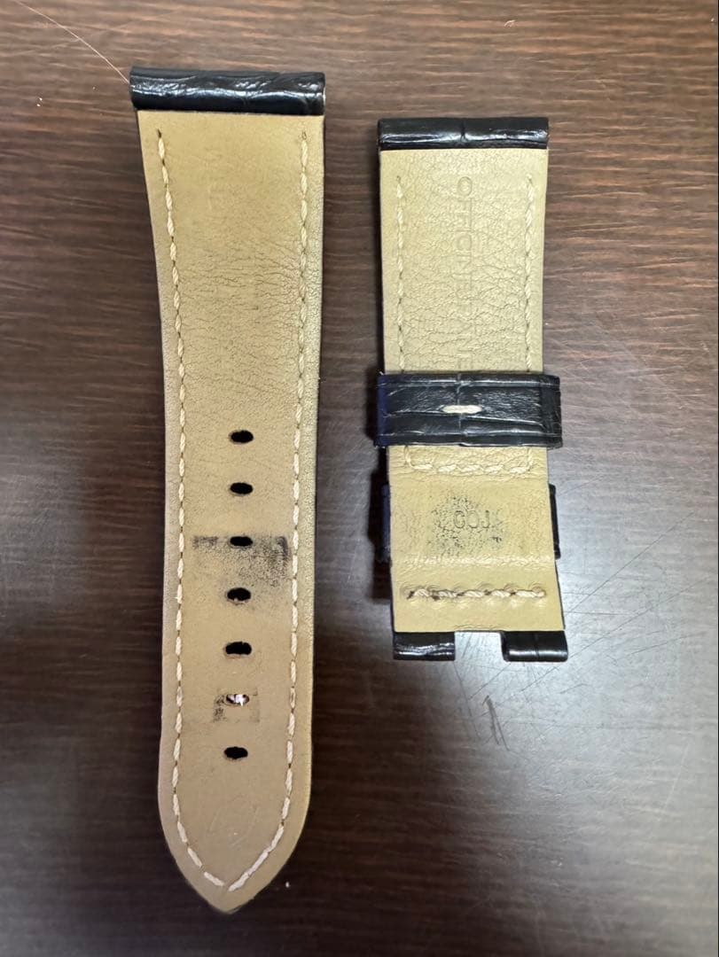 【断捨離SALE‼️】パネライ 純正Dバックル用 クロコベルト