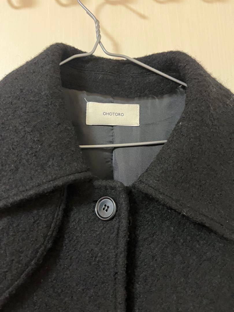 ジャケット・アウター OHOTORO Tanglend Alpaca Coat / Black