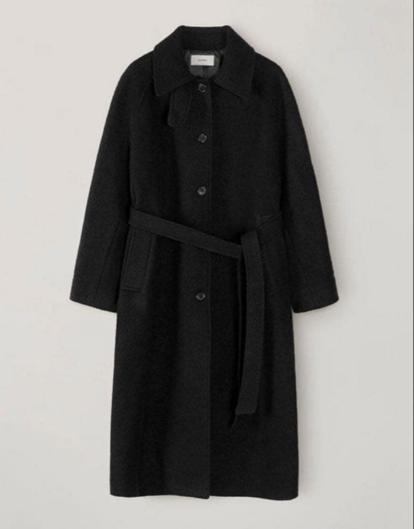 ジャケット・アウター OHOTORO Tanglend Alpaca Coat / Black