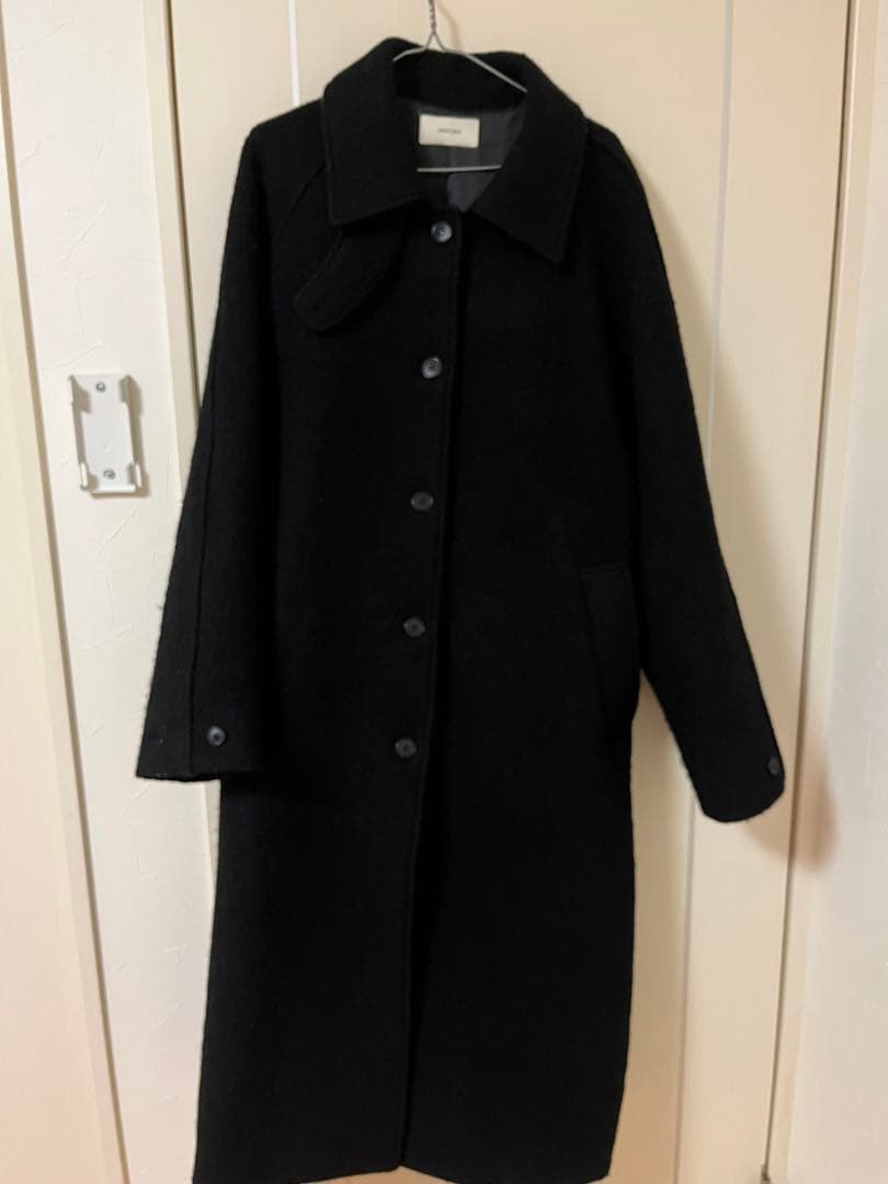 ジャケット・アウター OHOTORO Tanglend Alpaca Coat / Black