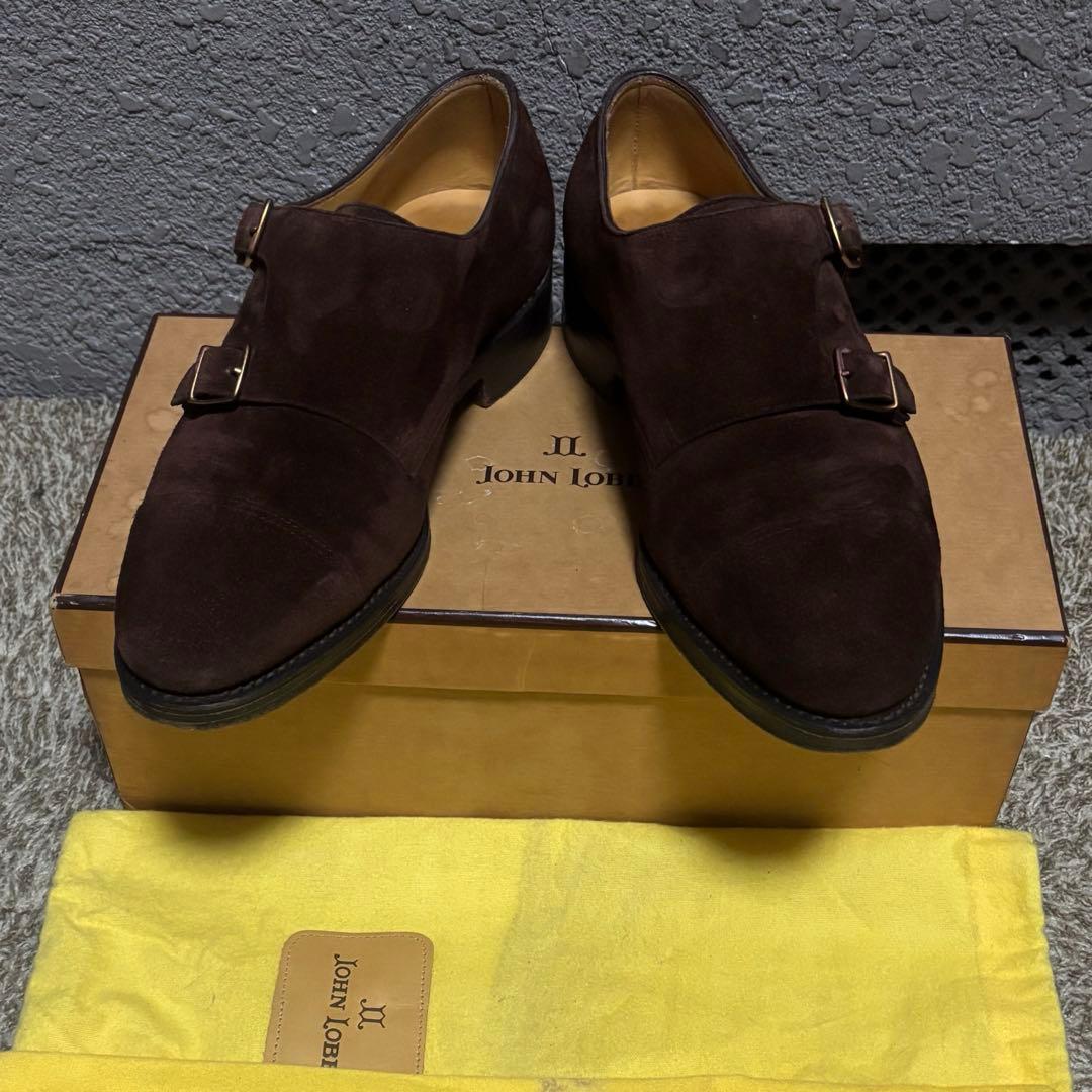 h*o様 美品✨JOHN LOBB スエードWILLIAM6.5E 8797ラス