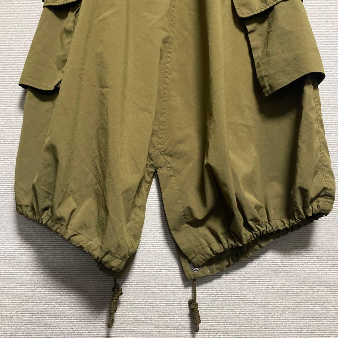 Y’S バルーンカーゴパンツ（スカート）オリーブグリーン　カーキ　ポリエステル