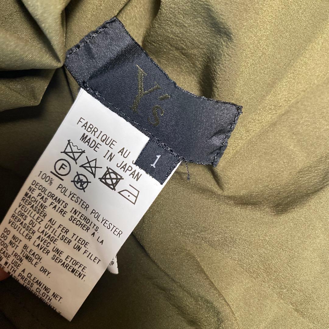 Y’S バルーンカーゴパンツ（スカート）オリーブグリーン　カーキ　ポリエステル