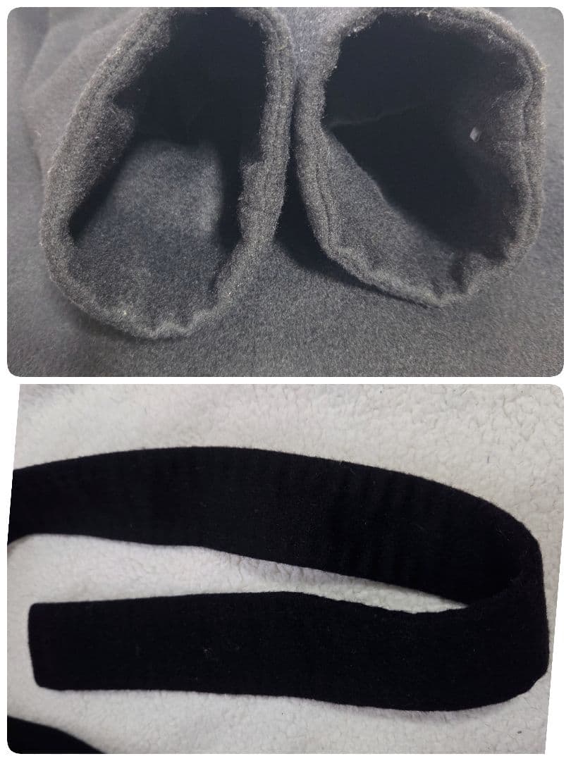 Impresi　 ロングコート カシミヤ100 黒 フォックス 　L