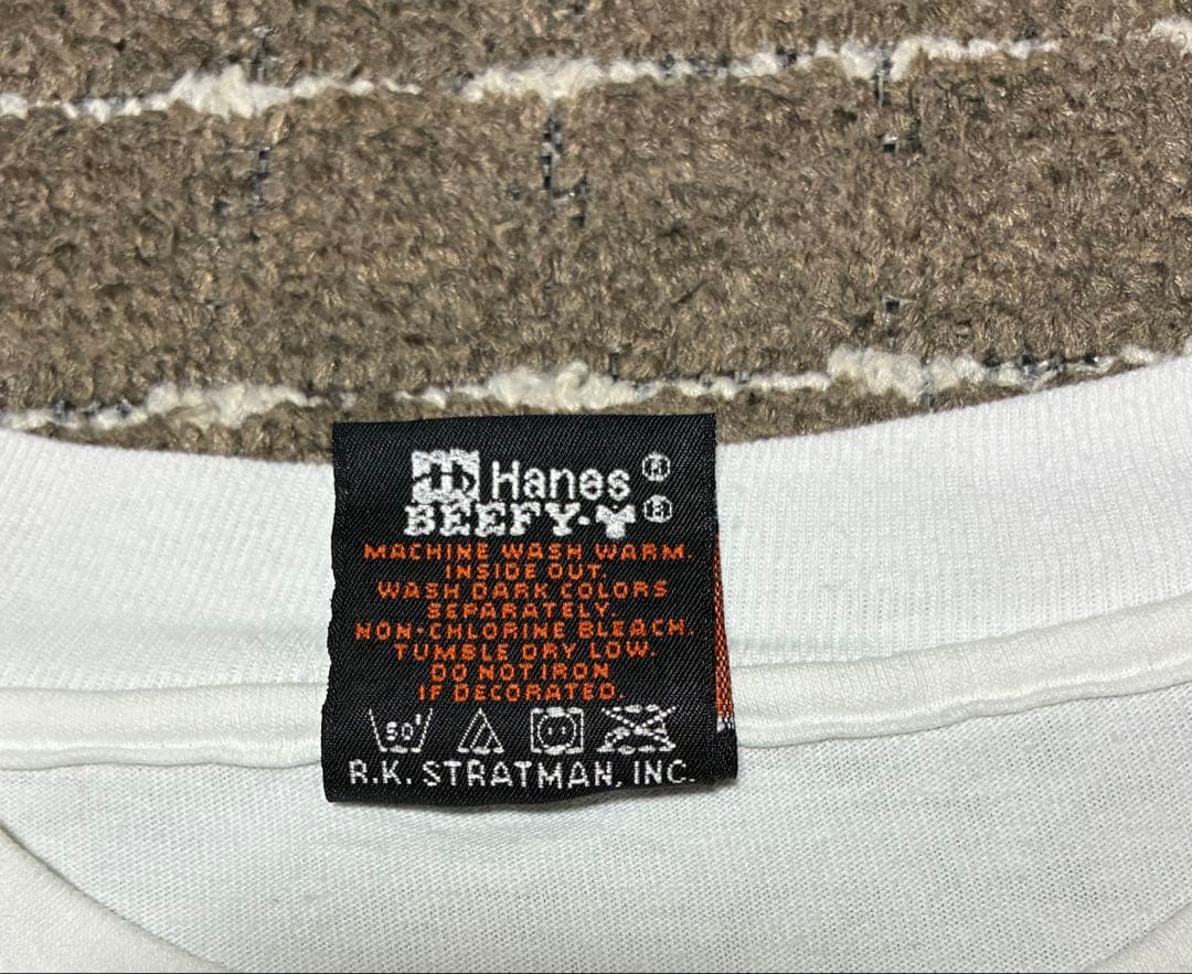 L 90s harley davidson ブルーフレイム ロンT ハーレー