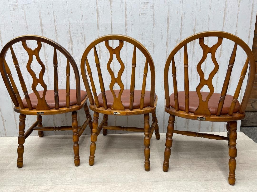 光製作所 ダイニングチェア 5脚 フープバックチェア　ウィンザーチャア