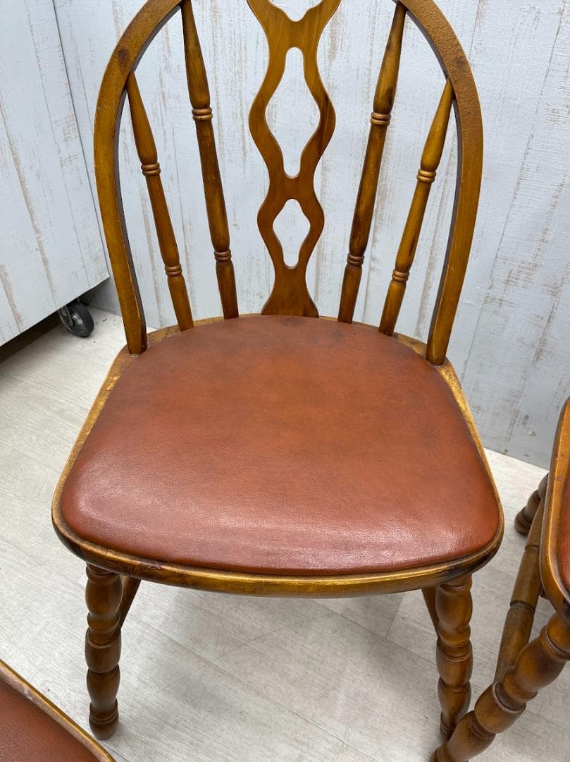 光製作所 ダイニングチェア 5脚 フープバックチェア　ウィンザーチャア